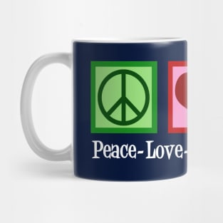 Peace Love Rheumatology Mug